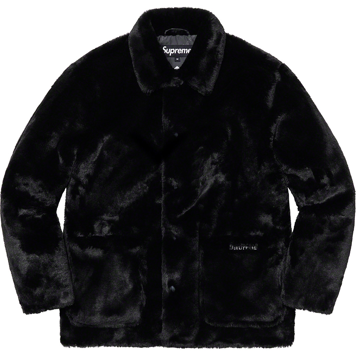 2-Tone Faux Fur Shop Coat view 5